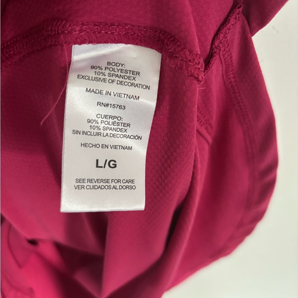 Champion Women's Fuchsia Muscle Tee - Picture 4 of 4